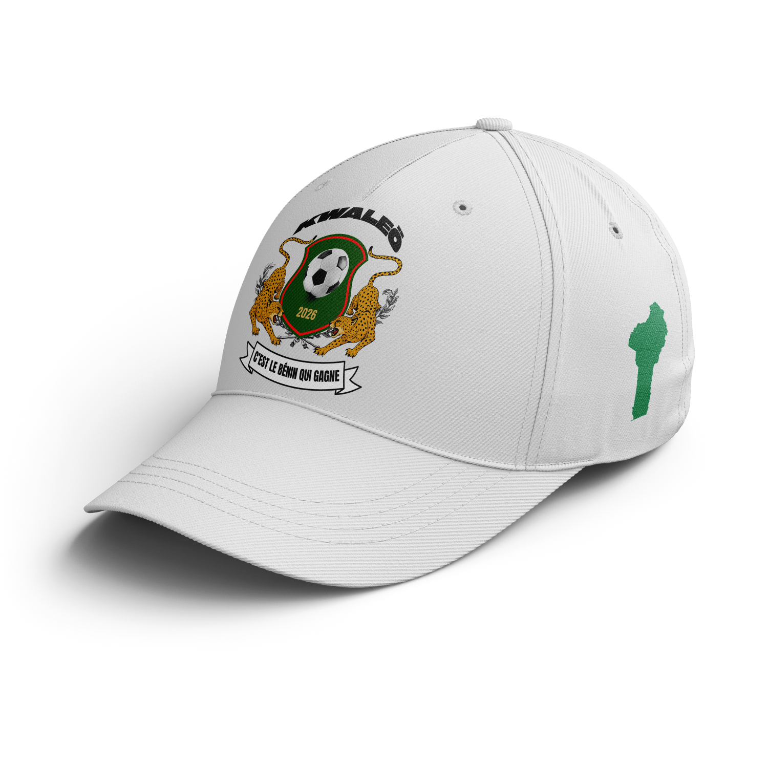 Football Cap - Guépards du Bénin - White