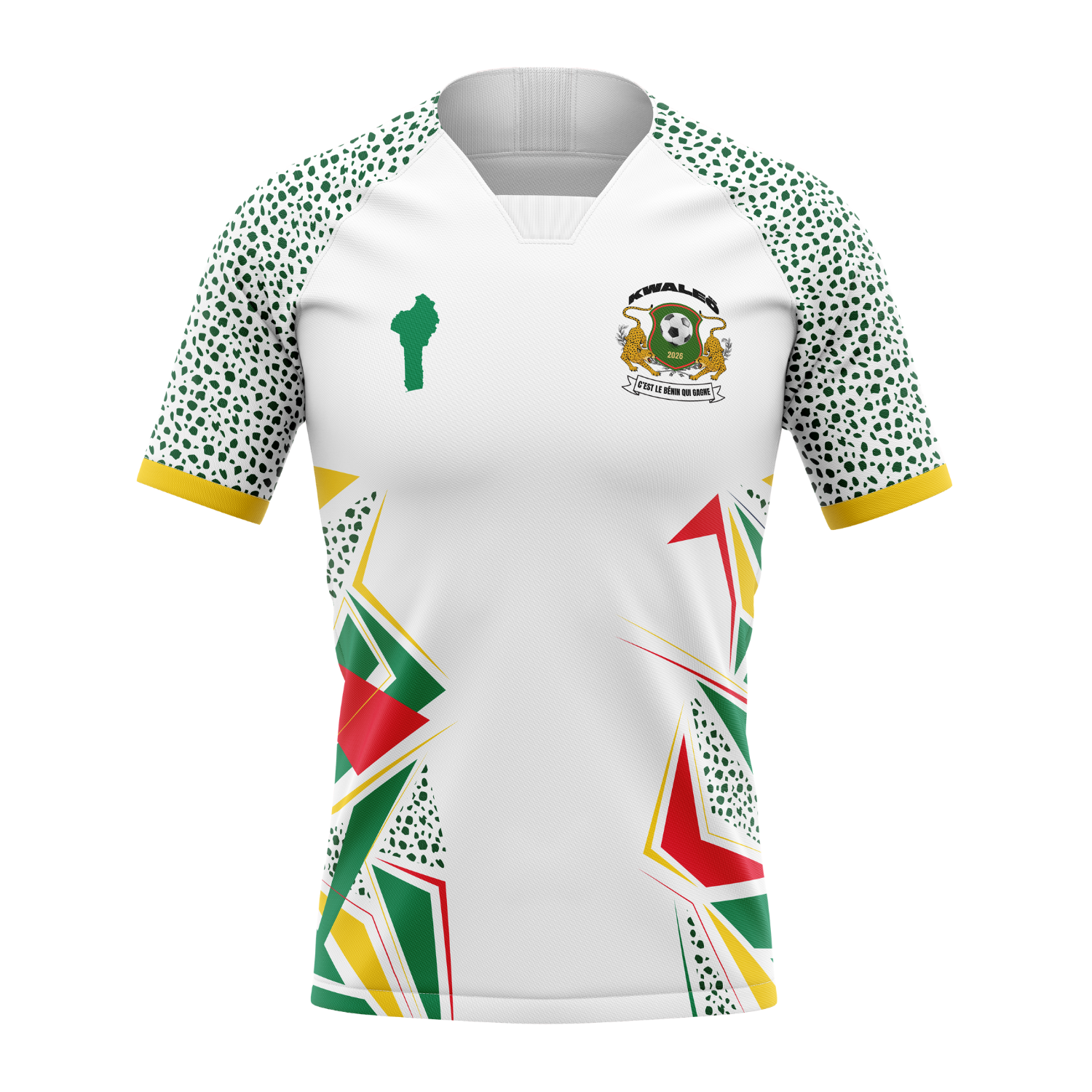 Football shirt - Guépards du Bénin - White