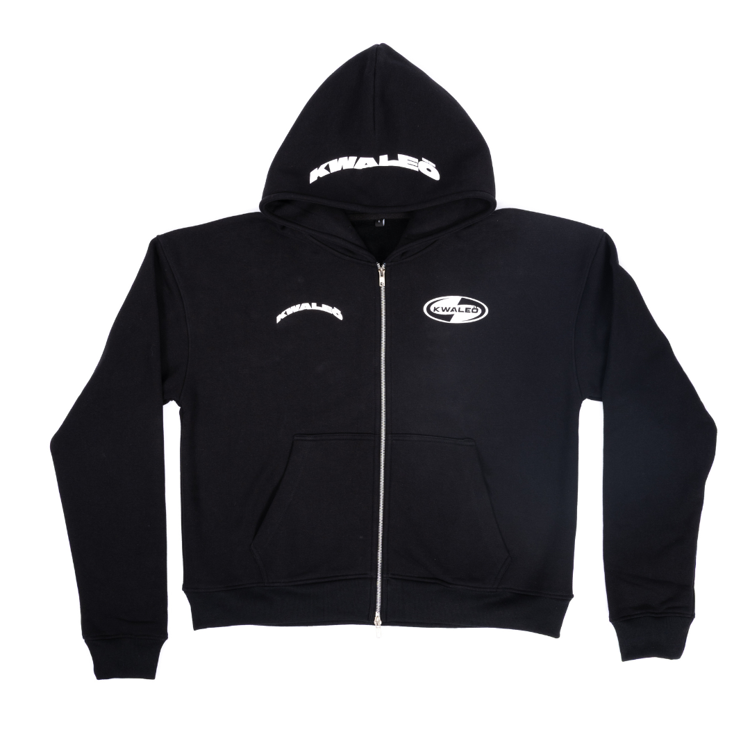 (Pre-Order - Shipping First Week of August) Heavyweight Black Hoodie “Push It To The Limit”