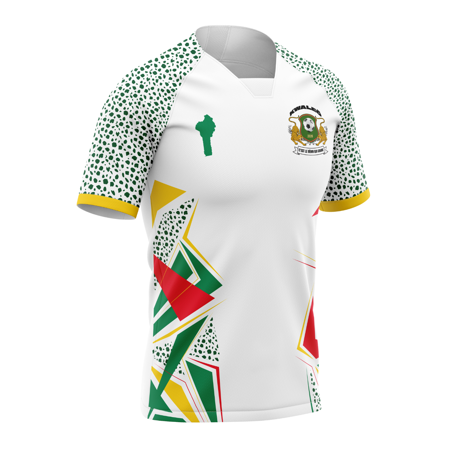 Football shirt - Guépards du Bénin - White