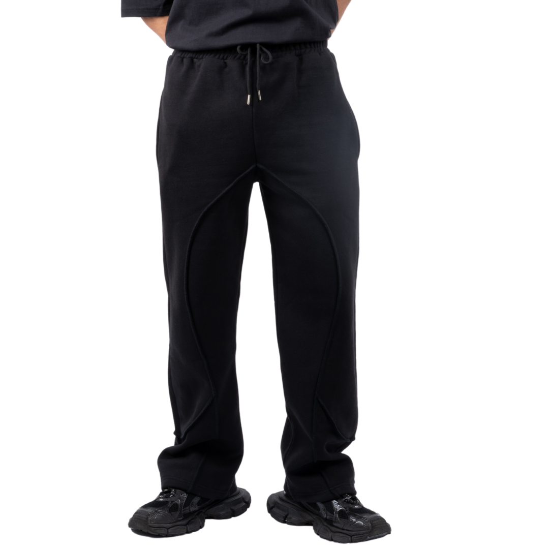 (Pre-Order - Shipping 2nd Week of September) Black Signature joggers