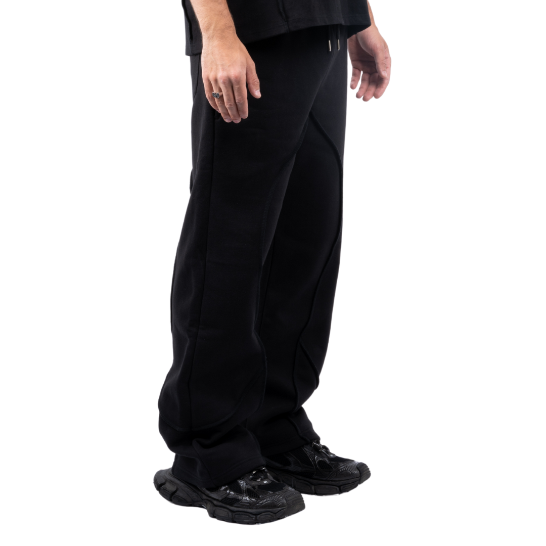 (Pre-Order - Shipping 2nd Week of September) Black Signature joggers