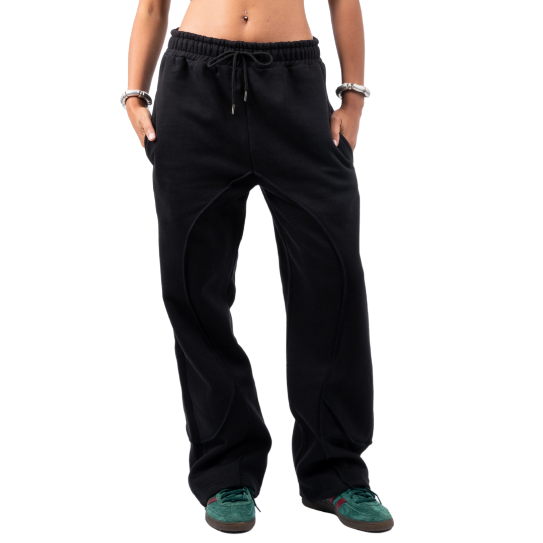 (Pre-Order - Shipping 2nd Week of September) Black Signature joggers