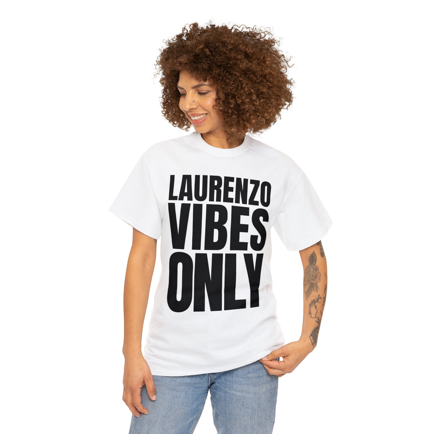 Laurenzo Vibes Only Heavy Cotton Tee