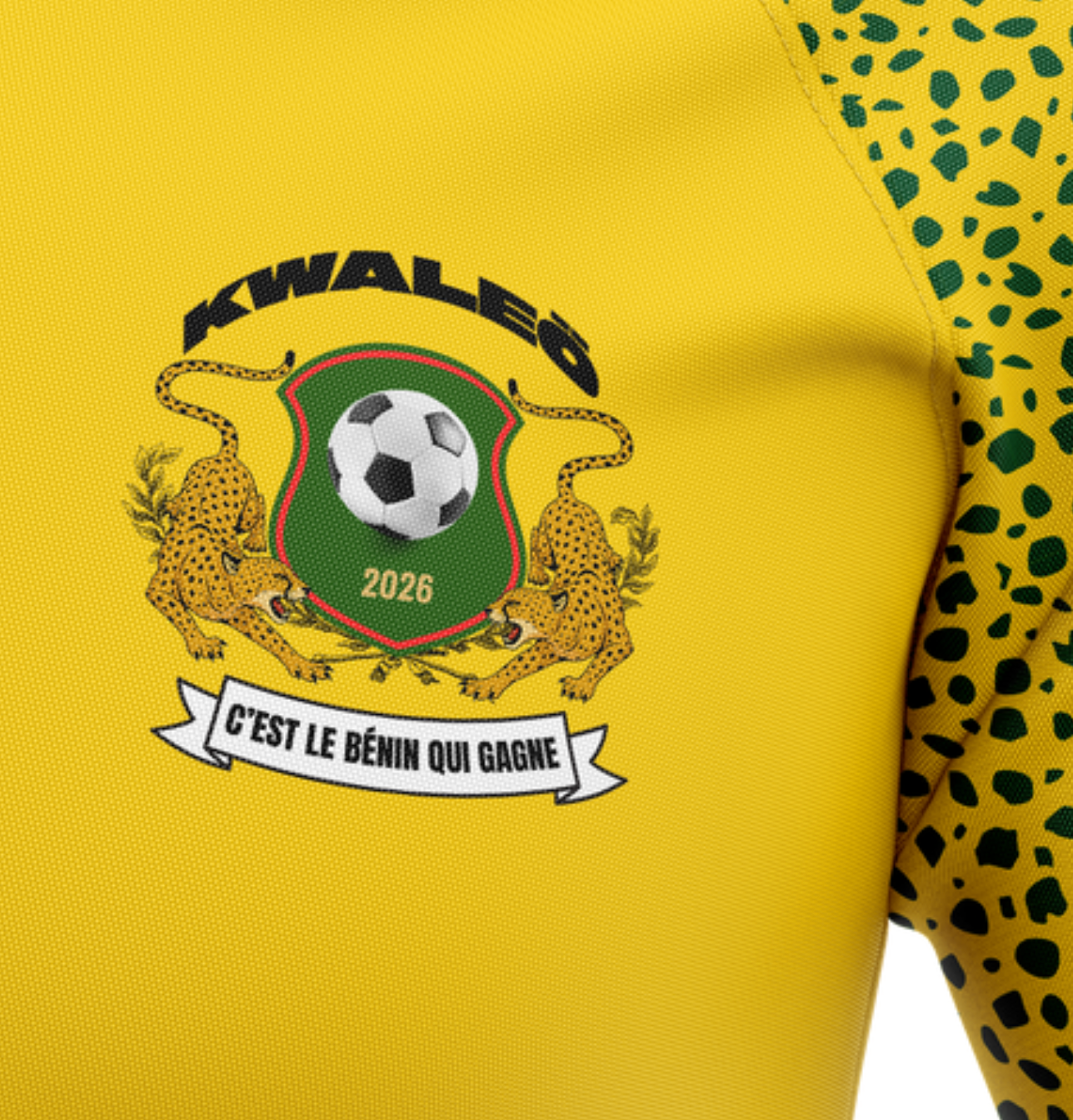 Football shirt - Guépards du Bénin - Yellow