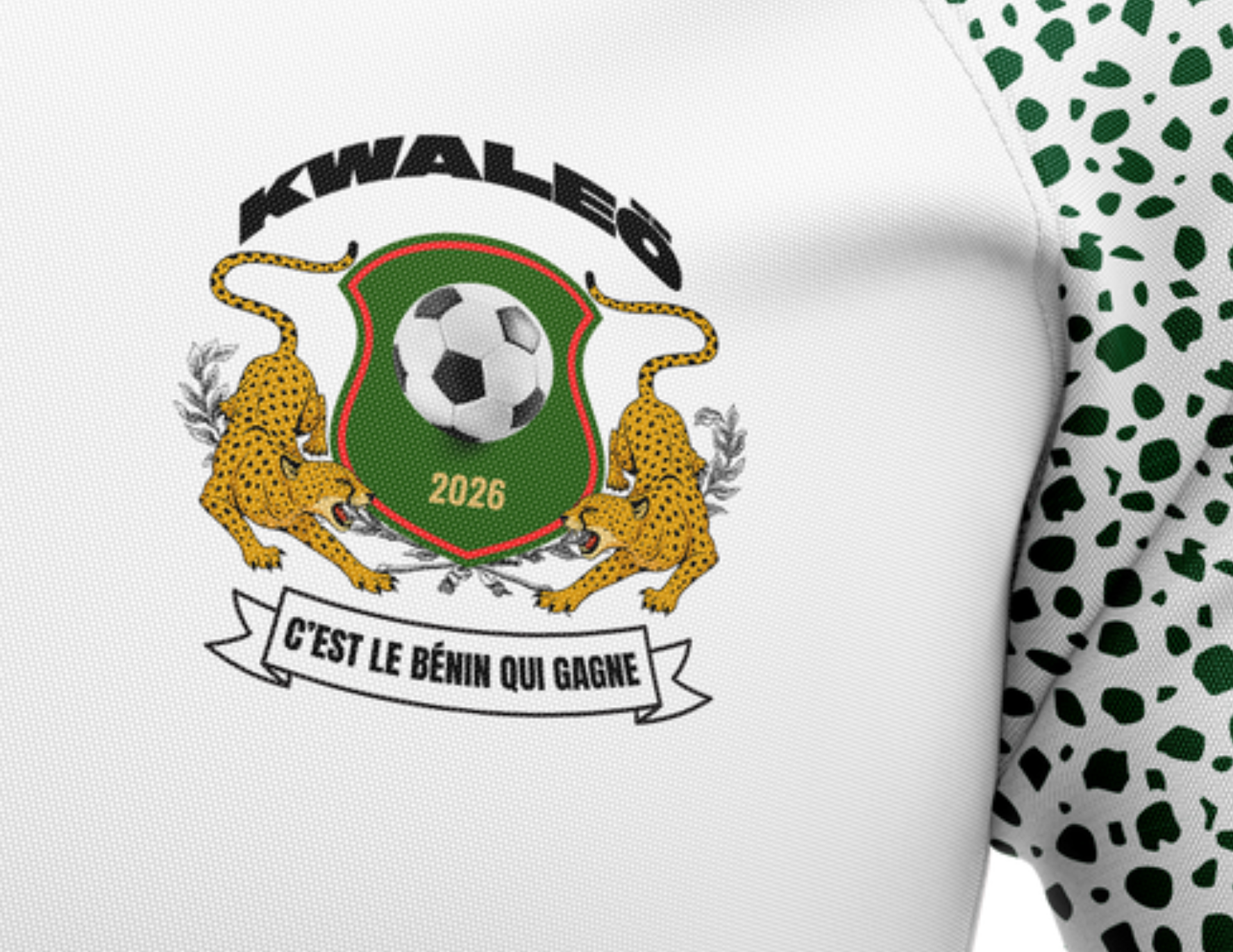 Football shirt - Guépards du Bénin - White