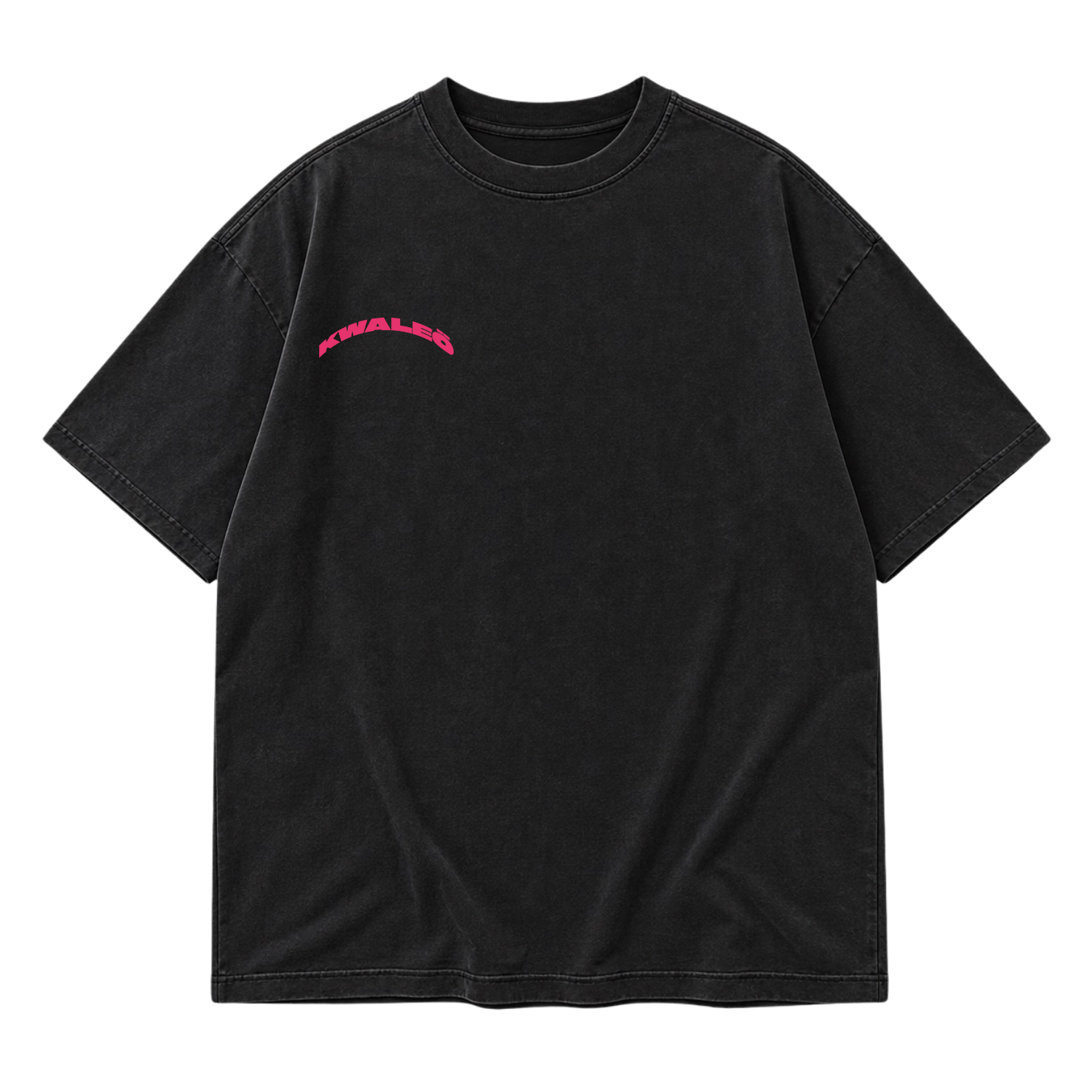 Play house at my funeral - Black & pink boxy tee