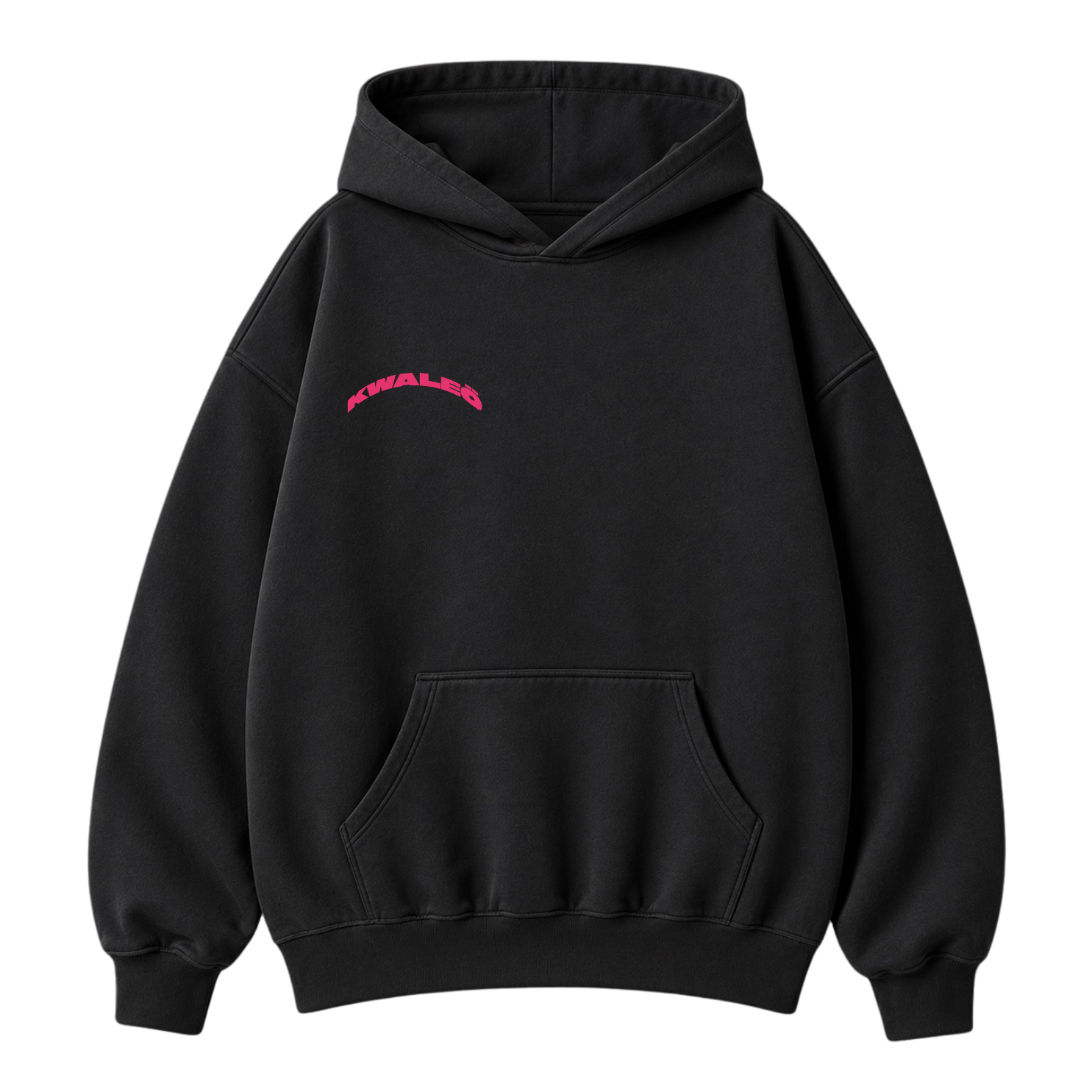 Play house at my funeral - Black & pink boxy hoodie