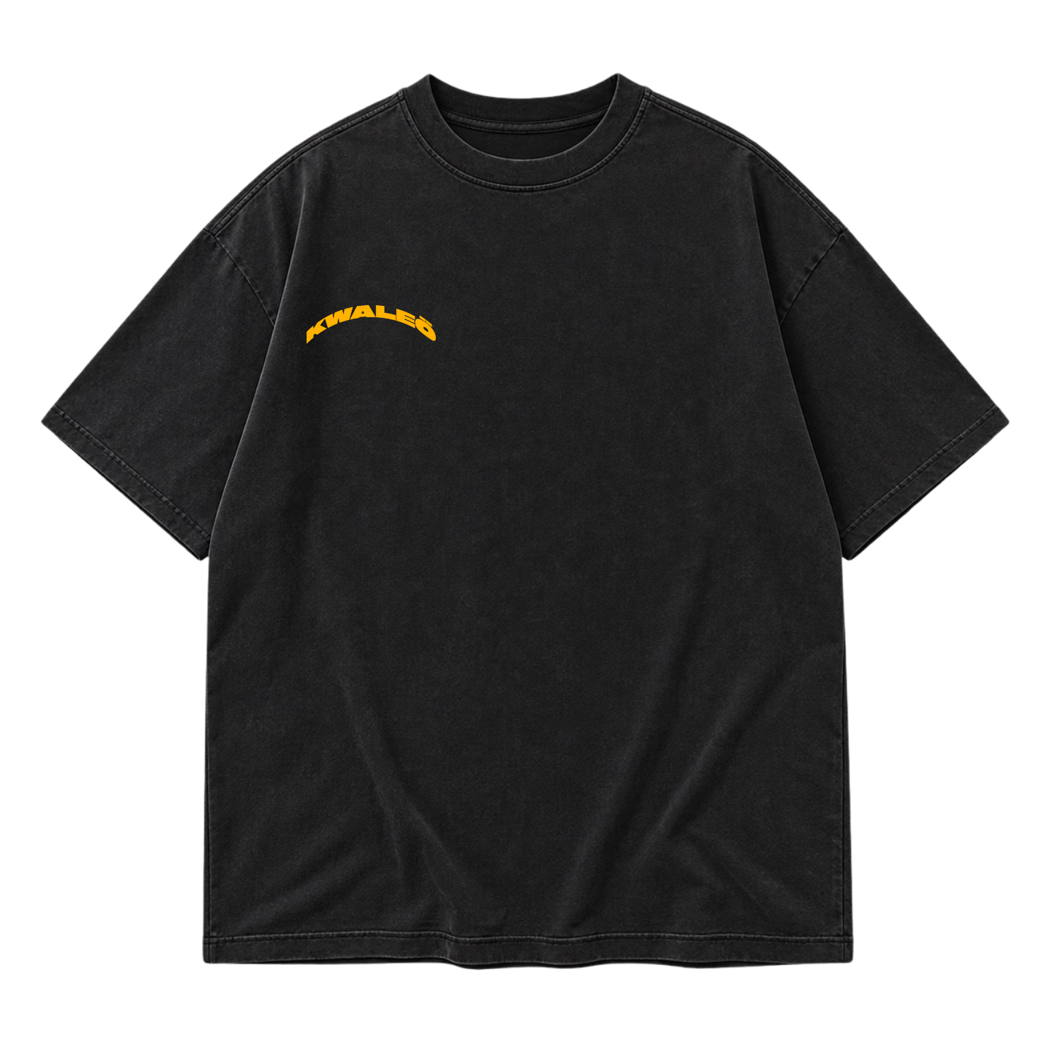 Play house at my funeral - Black & yellow boxy tee
