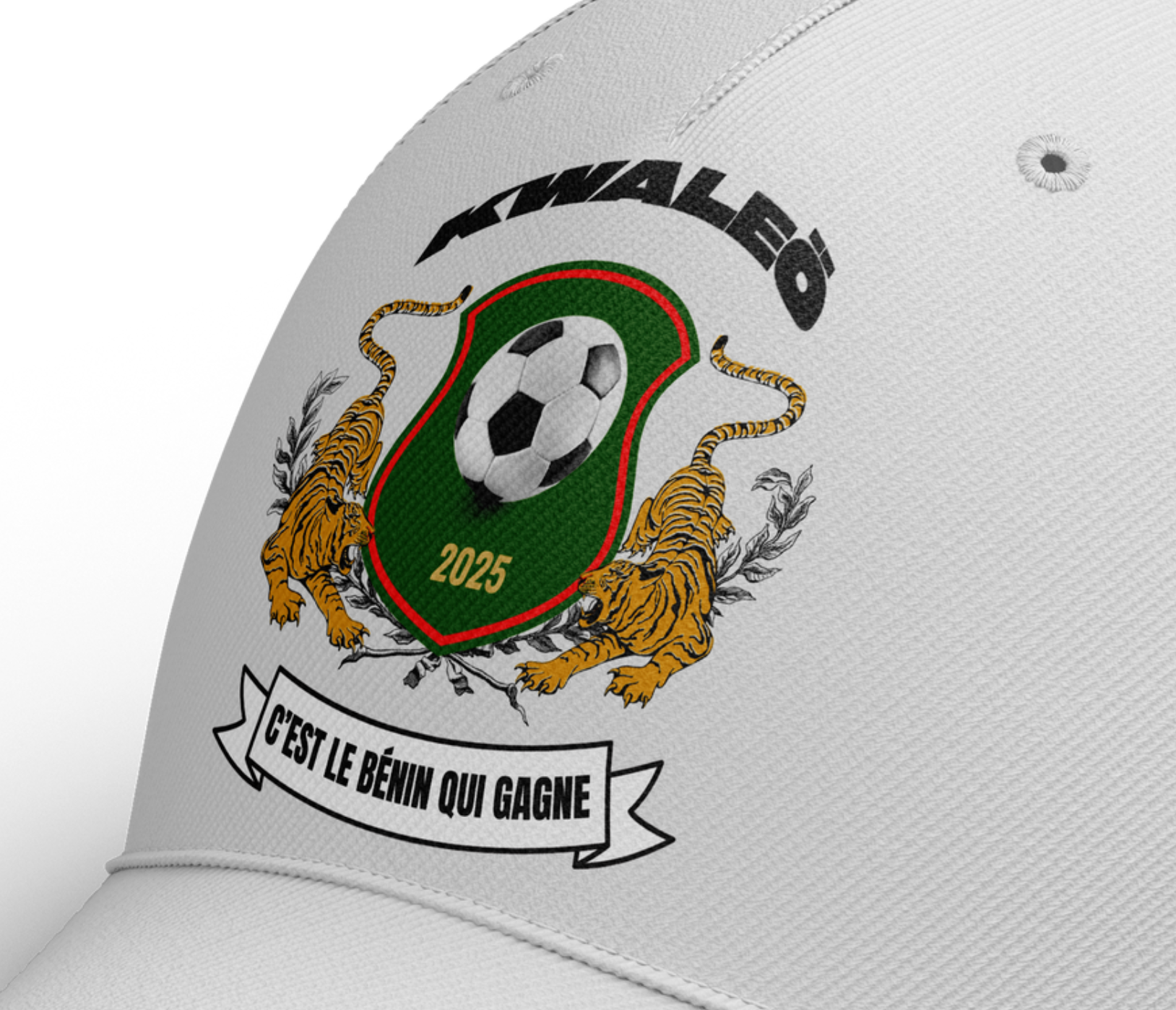 Football Cap - Guépards du Bénin - White