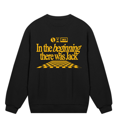 In the beginning there was Jack - Black & yellow sweatshirt