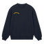 Play house at my funeral - Navy & yellow boxy sweatshirt