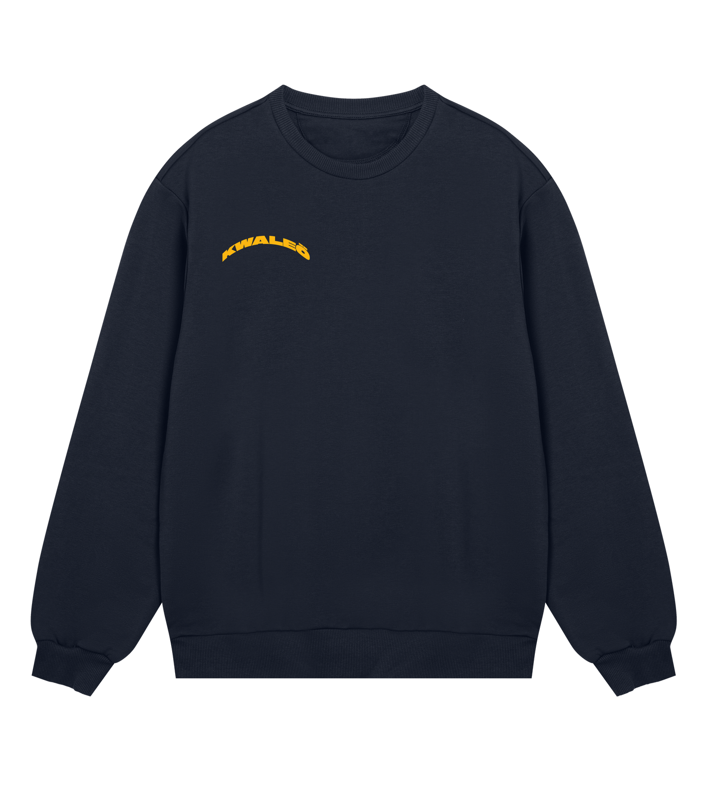 Play house at my funeral - Navy & yellow boxy sweatshirt