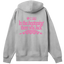 In the beginning there was Jack - Grey & pink boxy hoodie