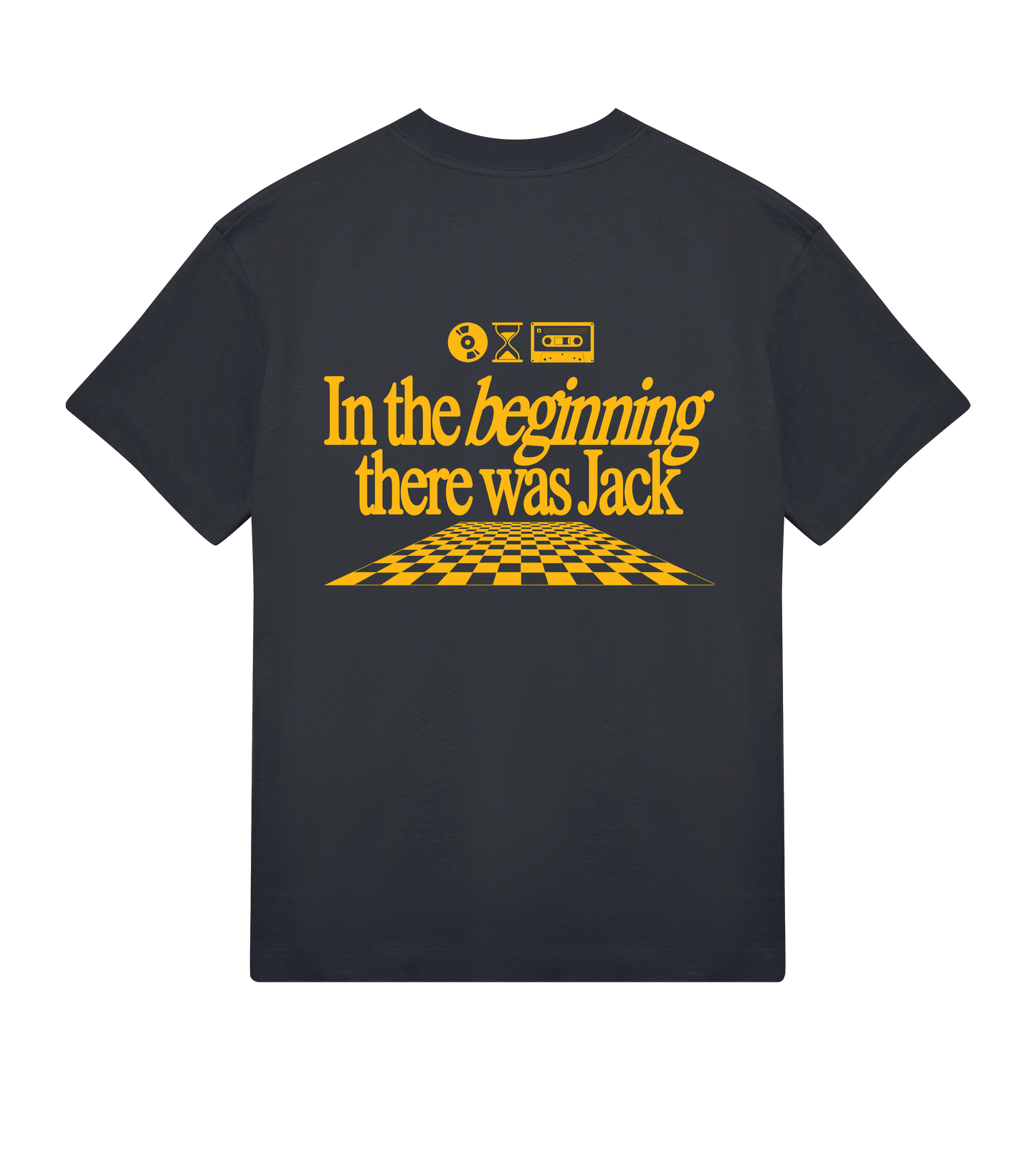 In the beginning there was Jack - Black & yellow boxy tee
