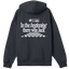 In the beginning there was Jack - Black & white boxy hoodie