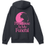 Play house at my funeral - Black & pink boxy hoodie