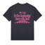 In the beginning there was Jack - Black & pink boxy tee