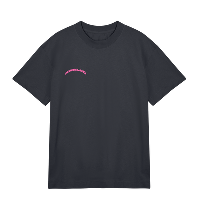 Play house at my funeral - Black & pink boxy tee