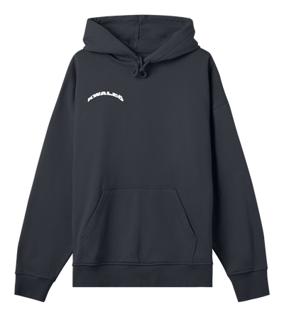 In the beginning there was Jack - Black & white boxy hoodie