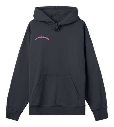 In the beginning there was Jack - Black & pink boxy hoodie