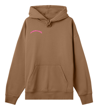 In the beginning there was Jack - Brown & pink boxy hoodie